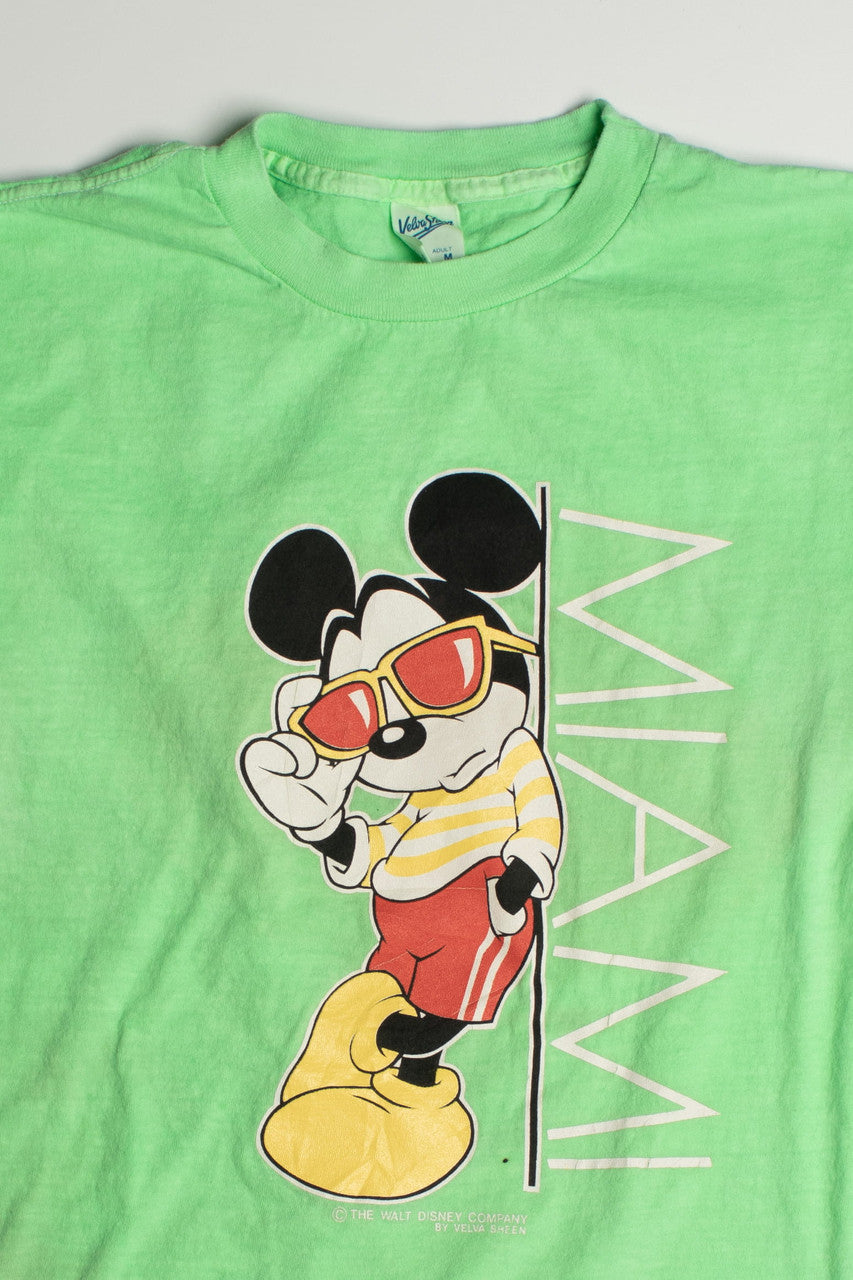 Vintage Mickey Mouse Miami Florida Single Stitch T-Shirt