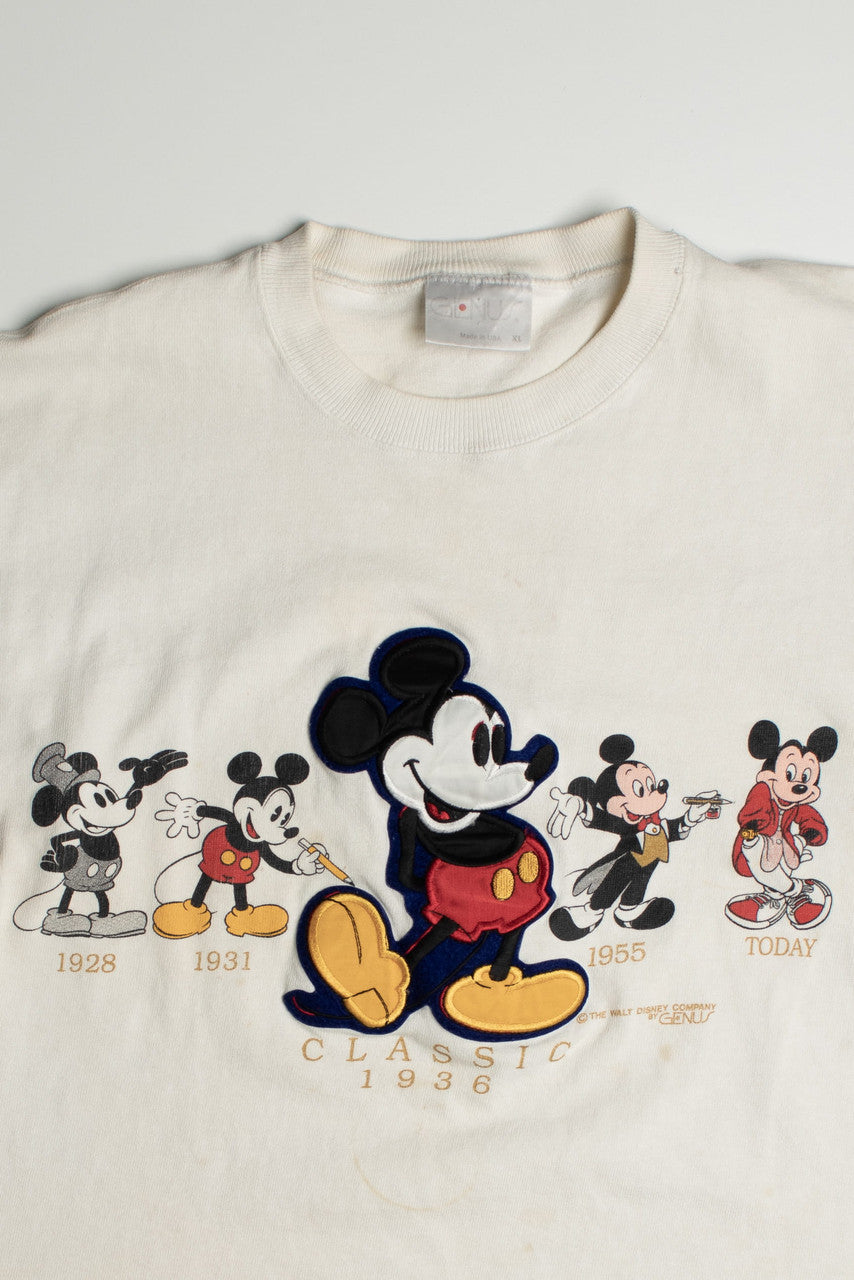 Vintage Evolution of Mickey Mouse T-Shirt
