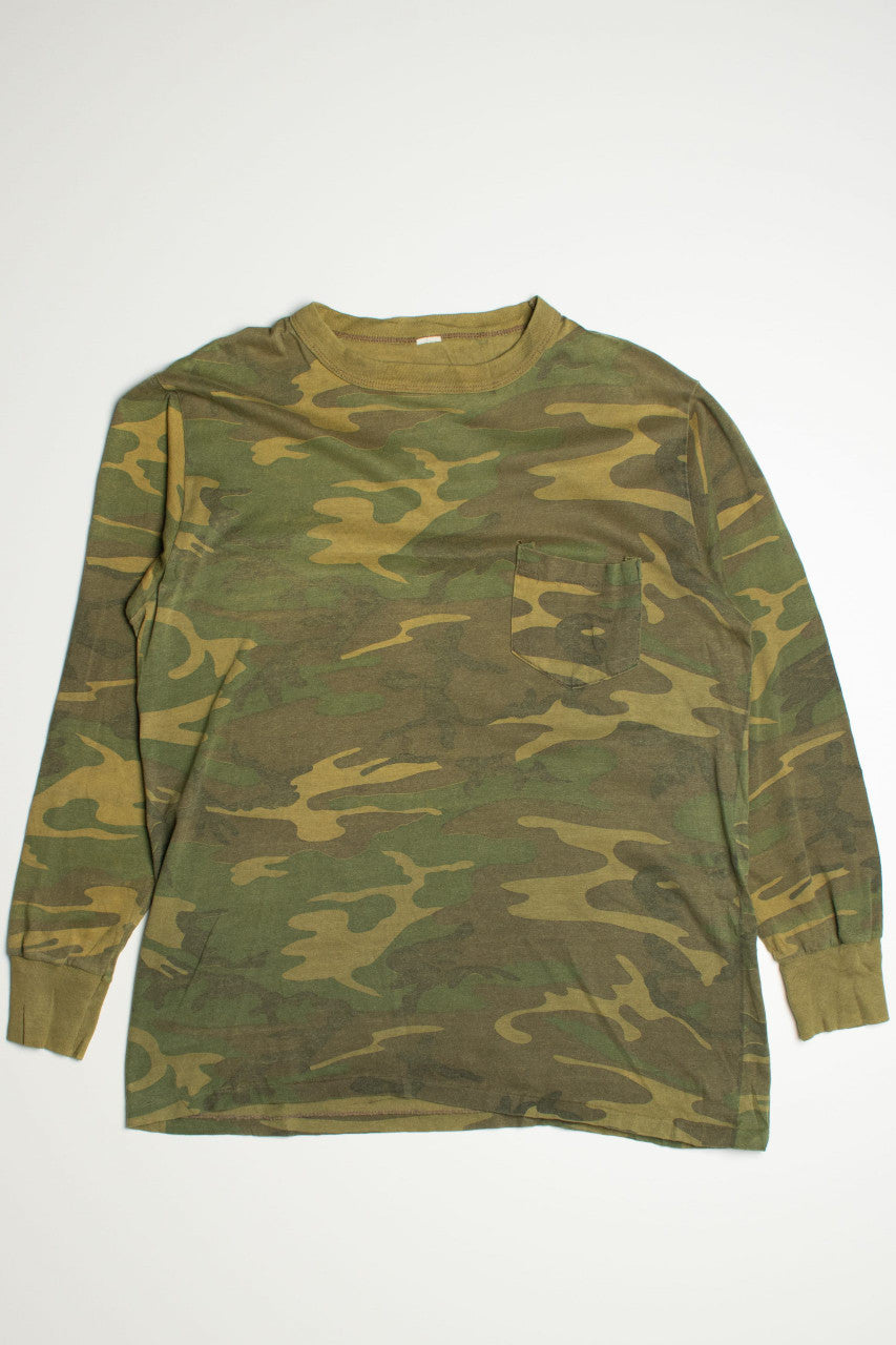 Vintage Long Sleeve Camo T-Shirt