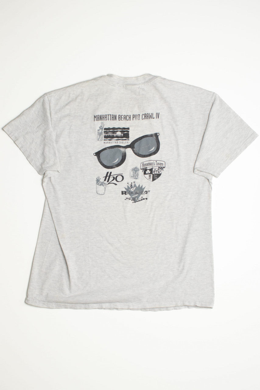 Vintage Manhattan Beach Pub Crawl T-Shirt