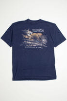 Vintage Painting of Yellow Stone National Park Single Stitch T-Shirt