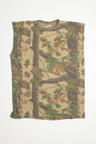 Vintage Sleeveless Camo T-Shirt