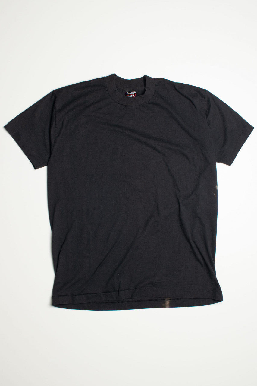 Black 50/50 Blend Single Stitch Vintage T-Shirt