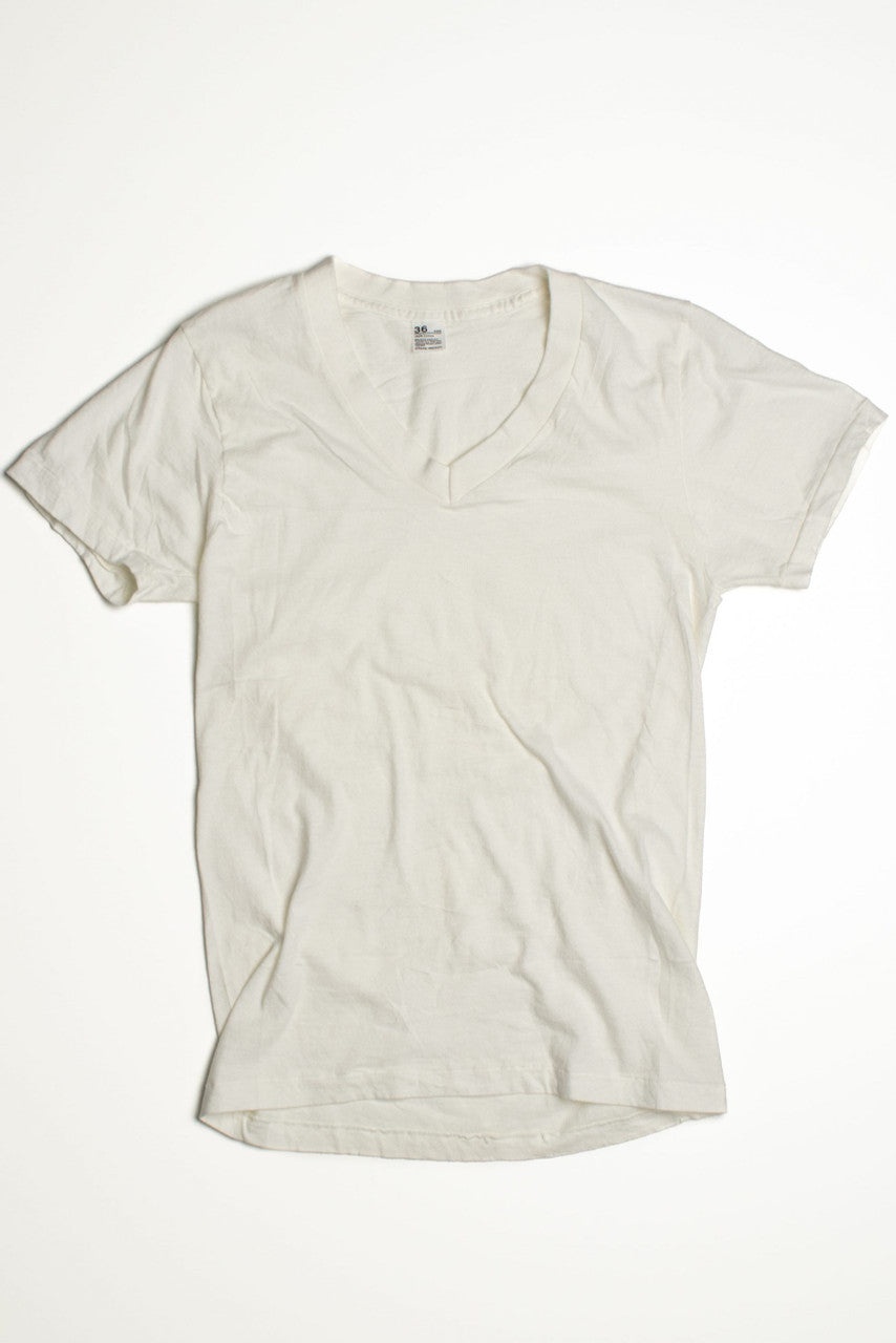 Vintage V-Neck Single Stitch T-Shirt