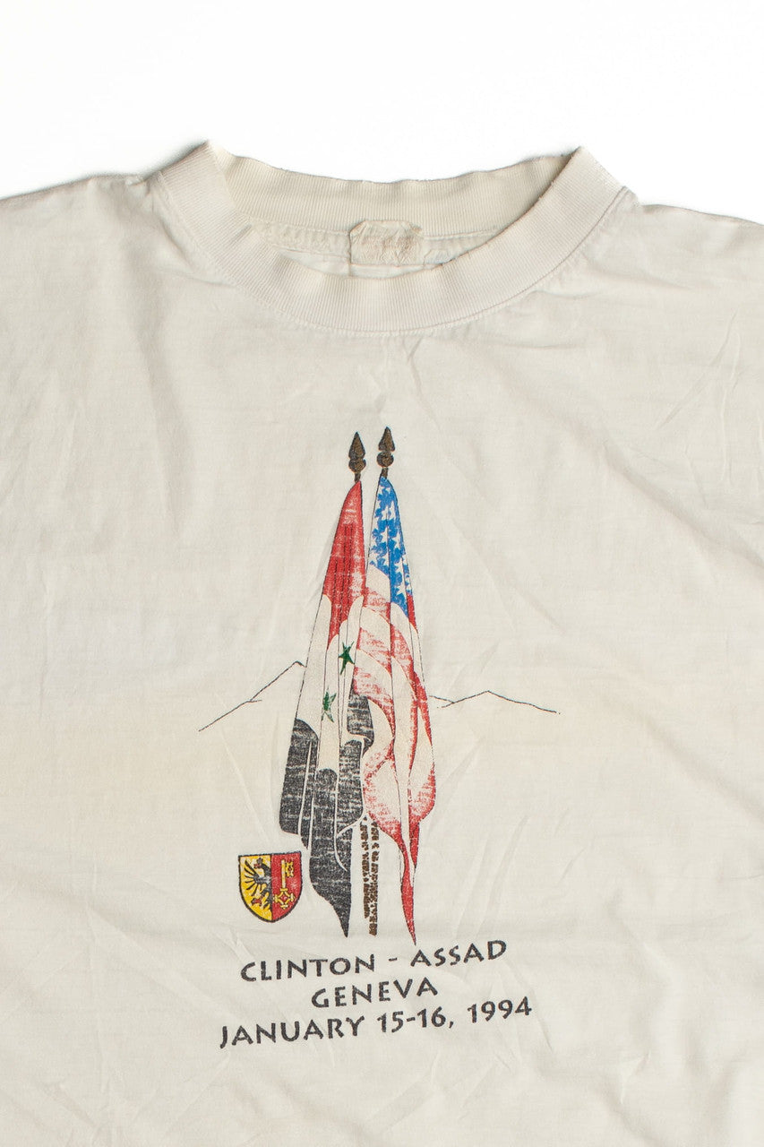 Vintage Clinton Assad Geneva T-Shirt