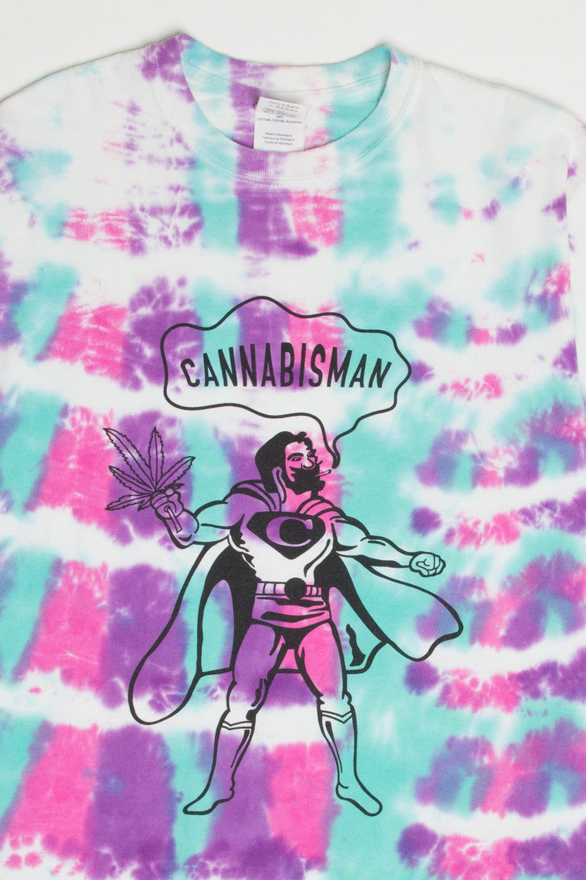 Cannabisman Tie Dye T-Shirt