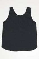 Black Button Front Erika Tank