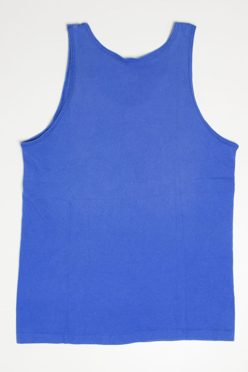 Bright Blue Hy-Vee Tank