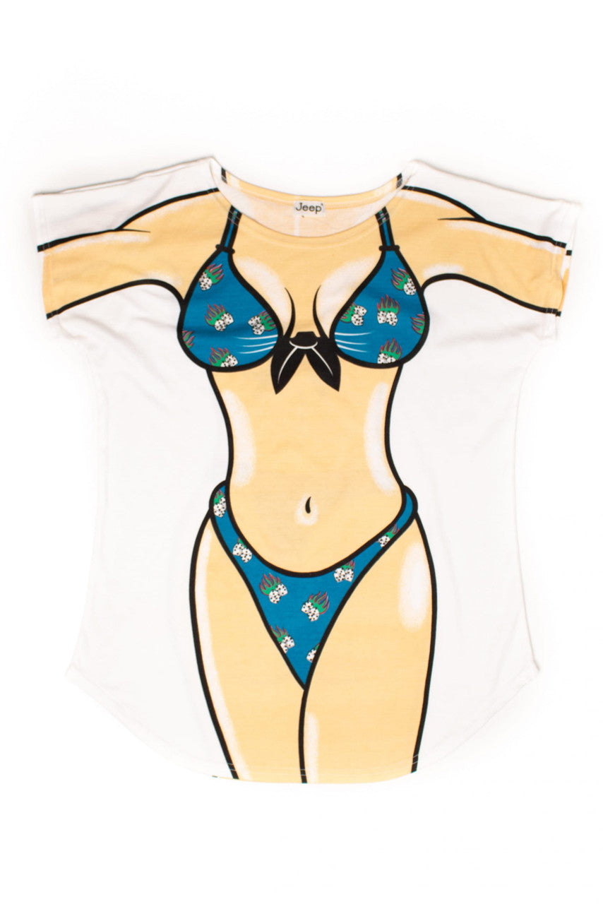 Vintage Bikini T-Shirt Gown