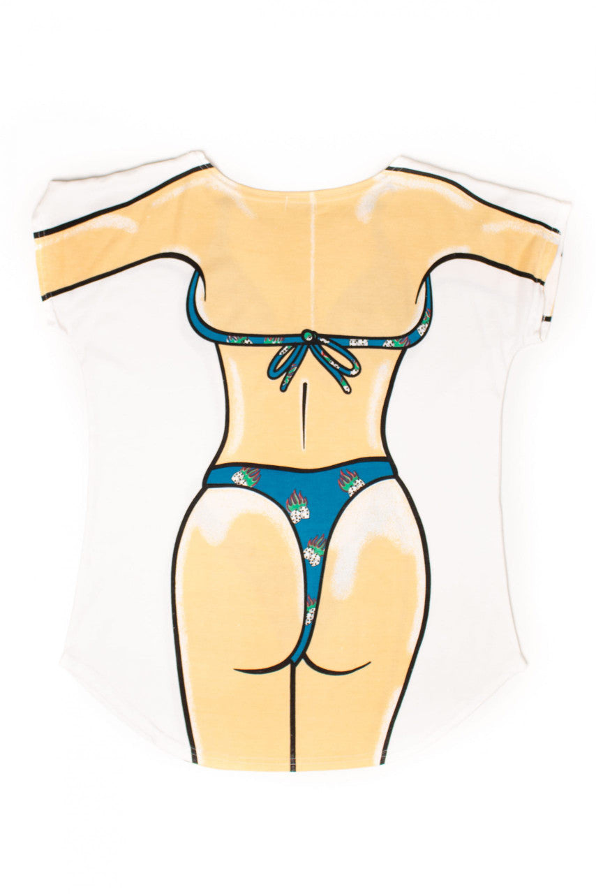 Vintage Bikini T-Shirt Gown