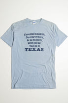 Funny Texas Single Stitch T-Shirt