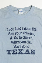 Funny Texas Single Stitch T-Shirt