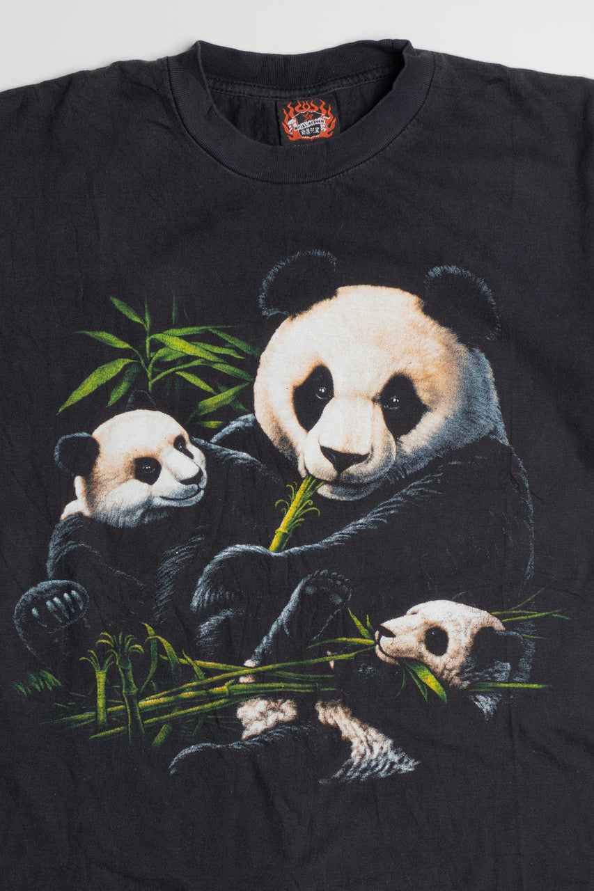 Vintage Panda Single Stitch T-Shirt
