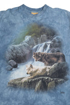 Tie Dye Wolf Waterfall T-Shirt