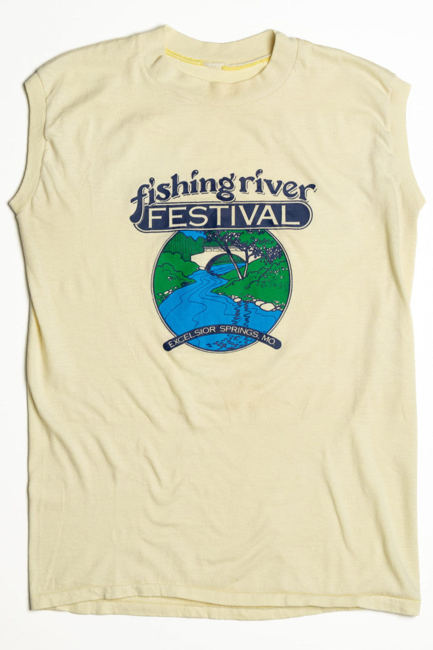 Fishing River Festival Sleeveless T-Shirt