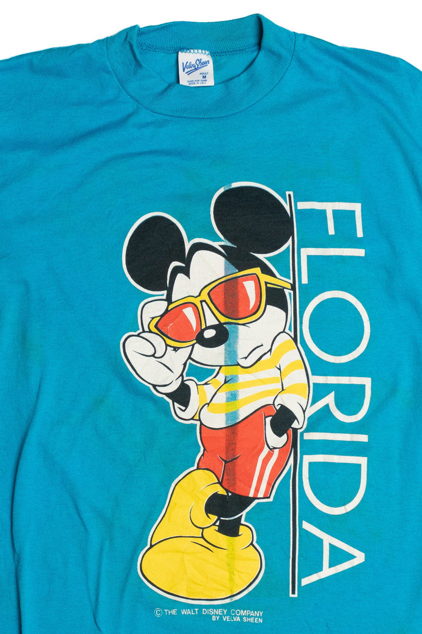 Mickey Mouse Florida Single Stitch T-Shirt