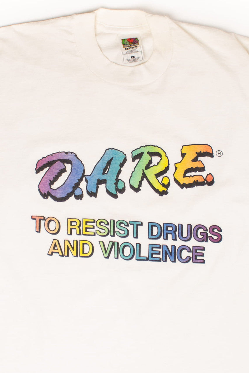 Vintage D.A.R.E. Rainbow T-Shirt (1990s)