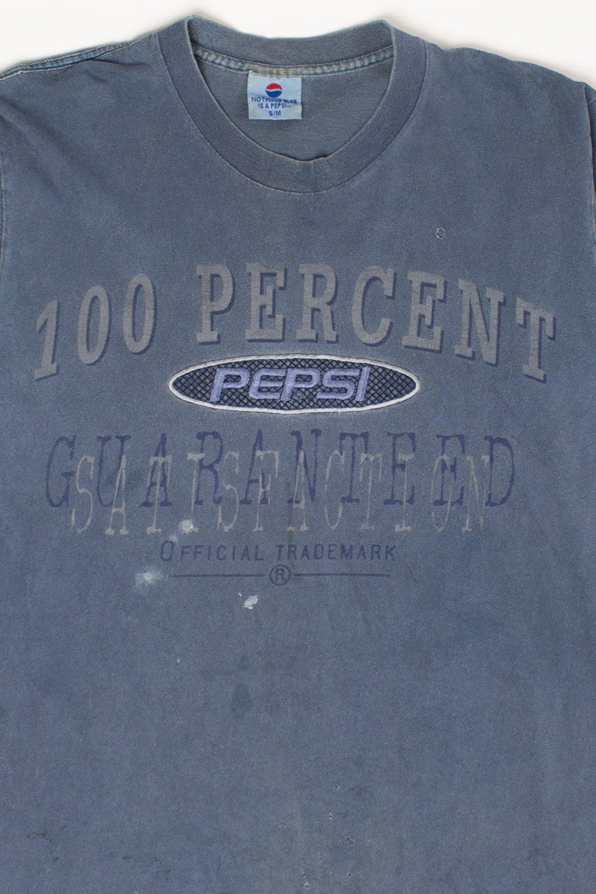 Vintage 100 Percent Pepsi T-Shirt (1990s)