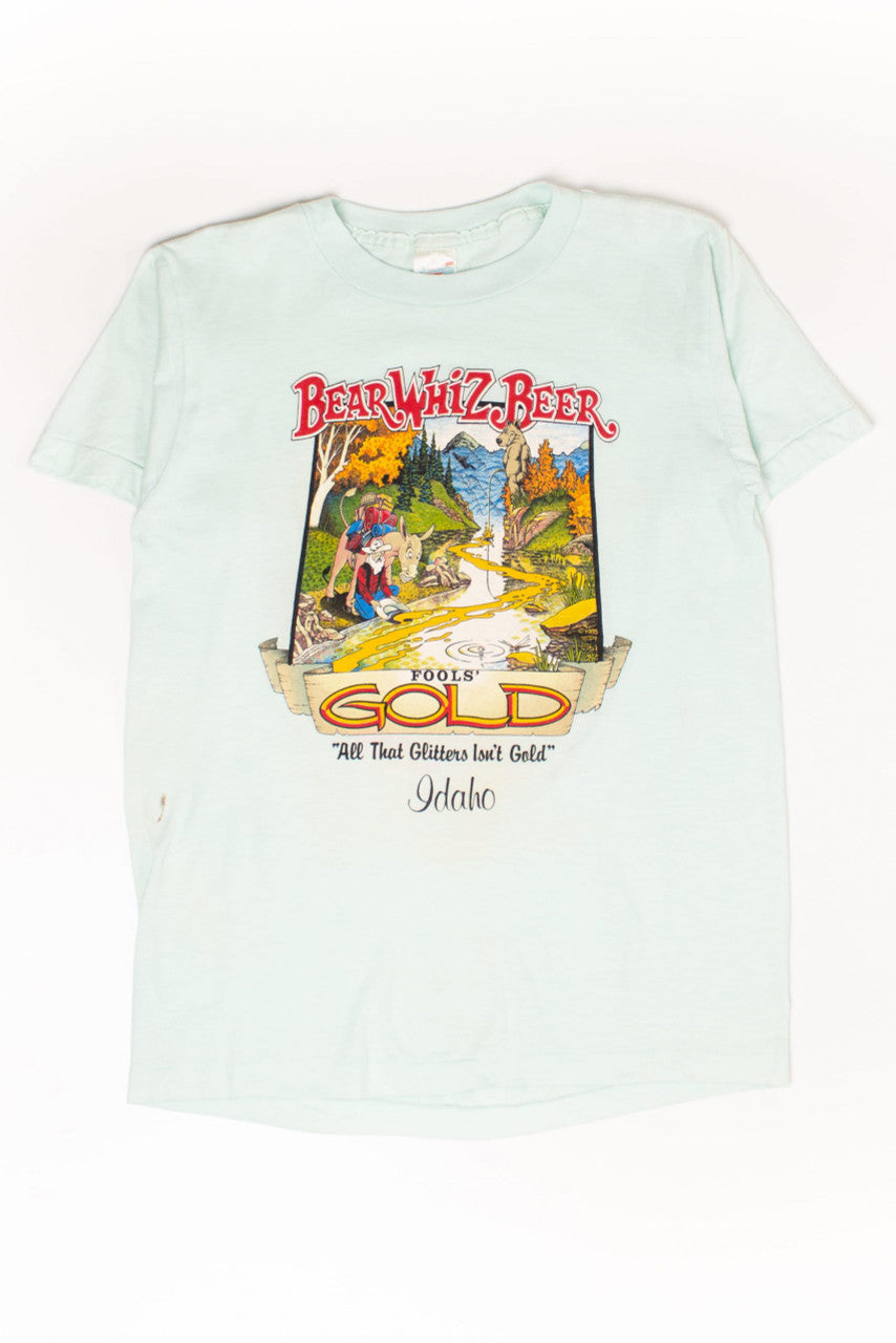 Vintage Bear Whiz Beer T-Shirt (1988)