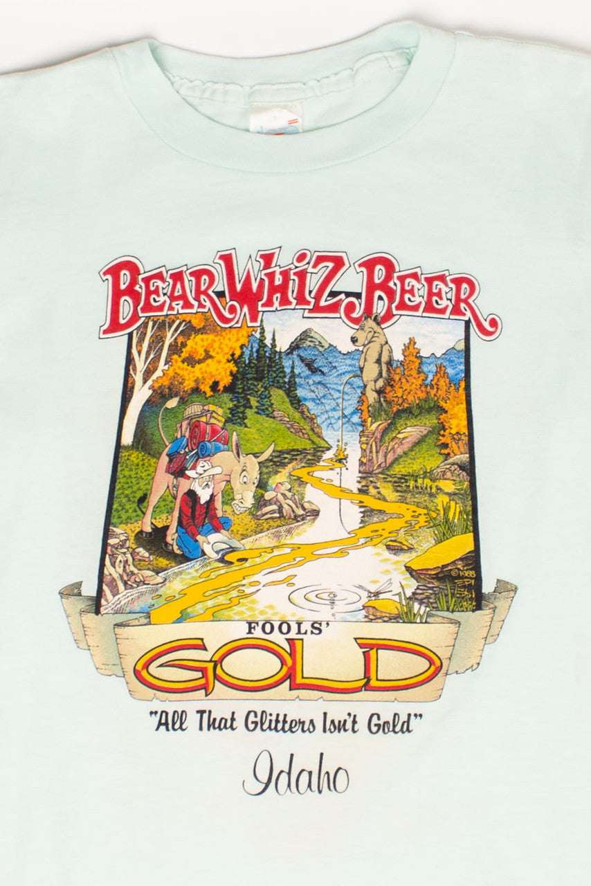 Vintage Bear Whiz Beer T-Shirt (1988)