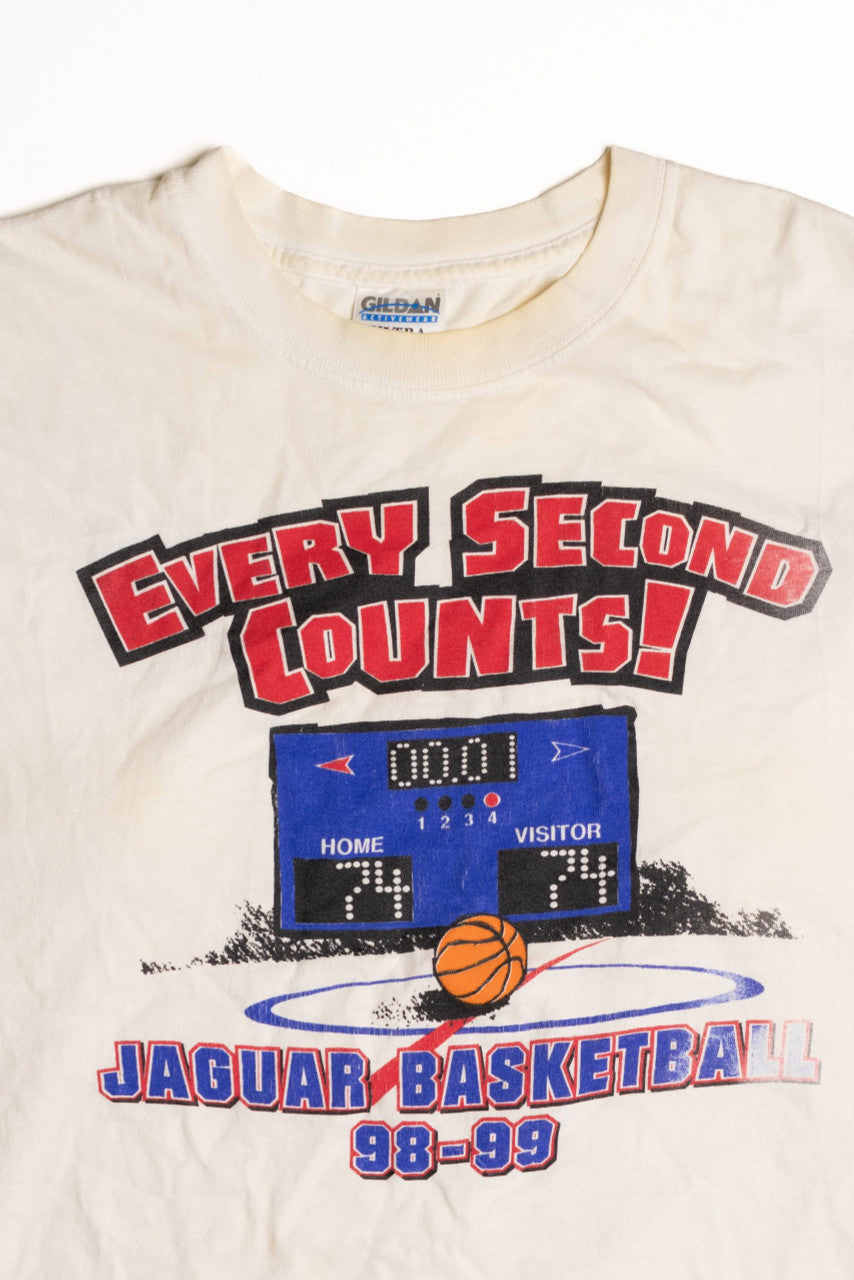 Vintage Jaguar Basketball Long Sleeve T-Shirt