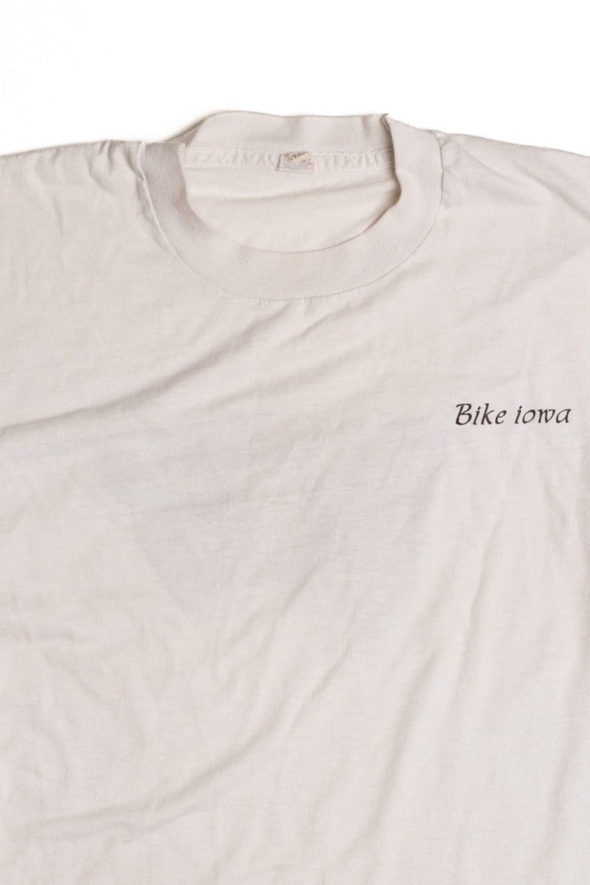 Bike Iowa Vintage Single Stitch T-Shirt