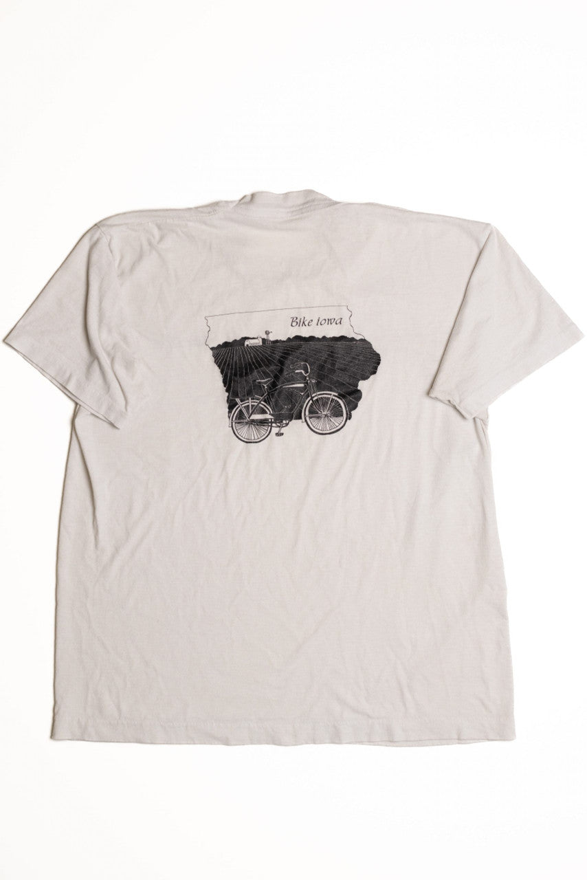 Bike Iowa Vintage Single Stitch T-Shirt