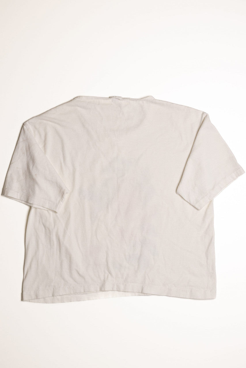 Hummingbird and Flowers Single Stitch T-Shirt