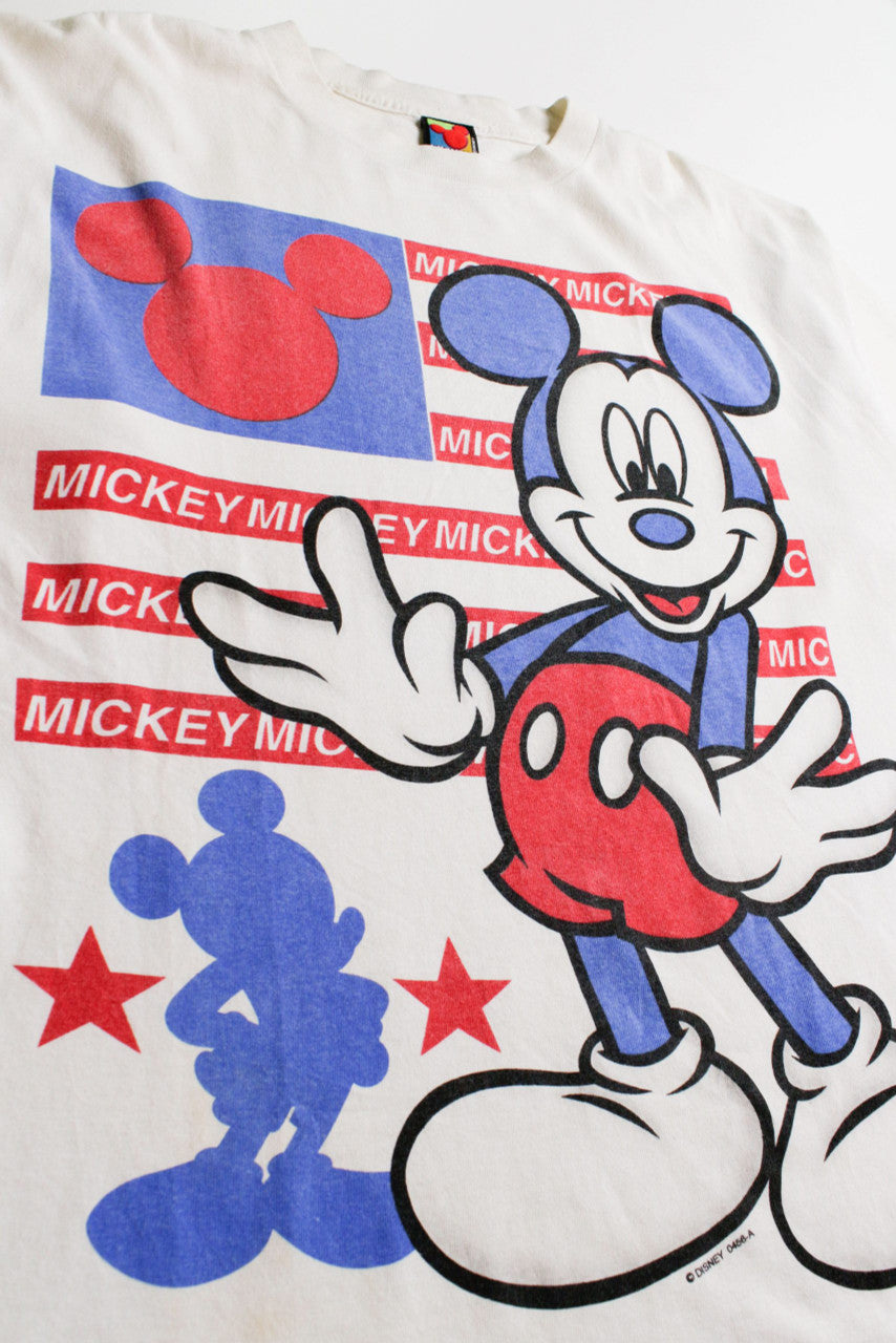 Vintage Mickey Mouse USA T-Shirt (1990s)