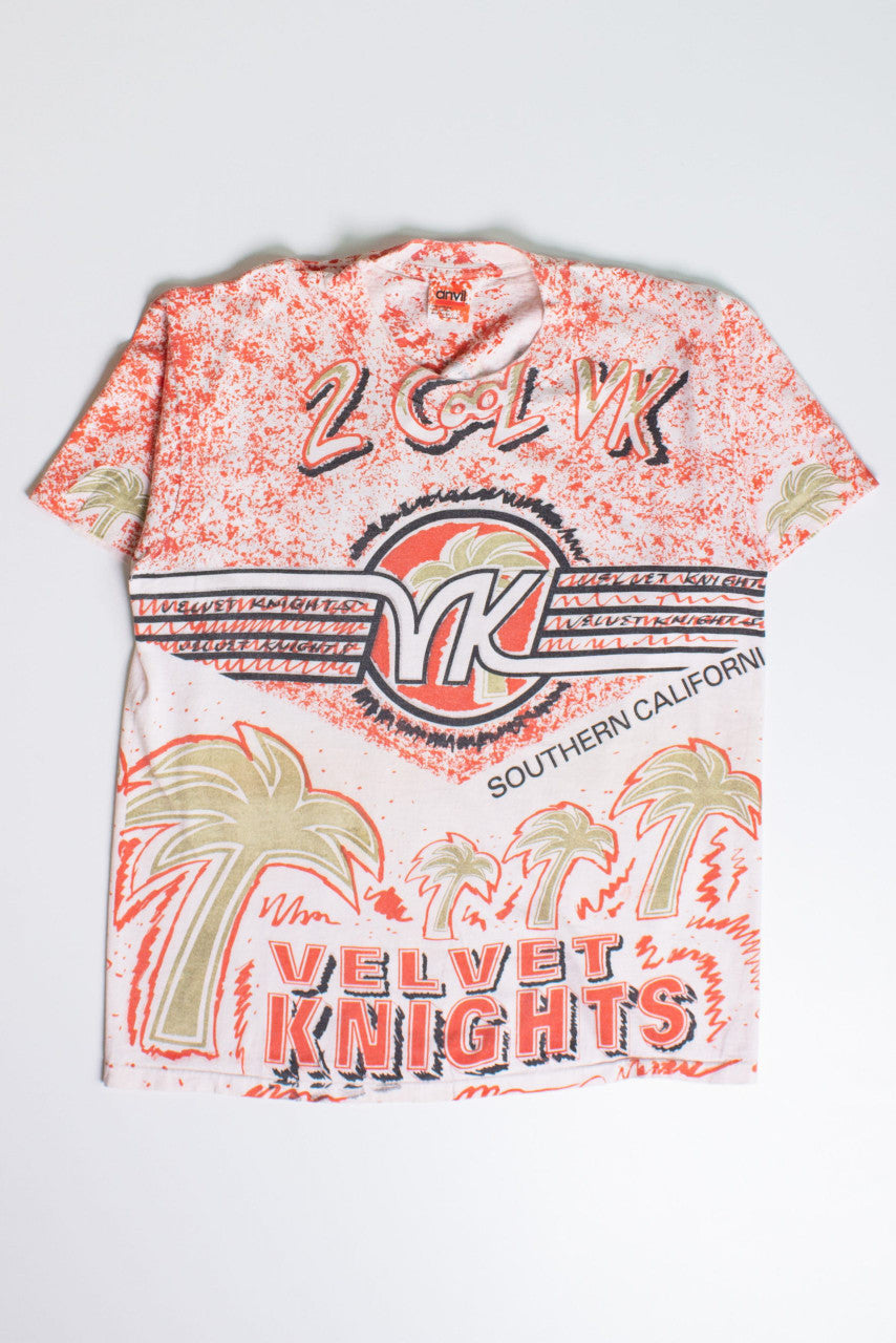 Vintage Southern California Velvet Knights T-Shirt (1990s)