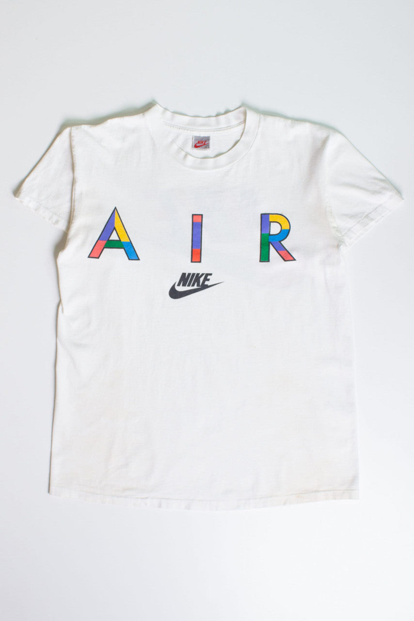 Vintage Color Block Logo Nike Air T-Shirt (1990s)