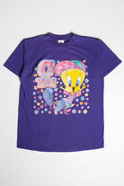 Vintage Tweety 'C Ya!' Glitter Graphic T-Shirt (1997)