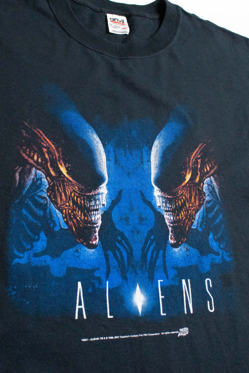 Vintage Aliens Twin Xenomorph T-Shirt (2001)