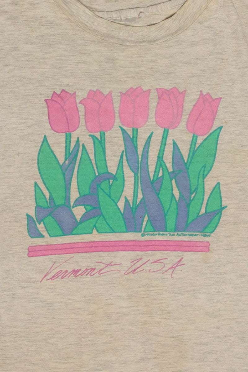 Vintage Vermont Tulips T-Shirt (1991)