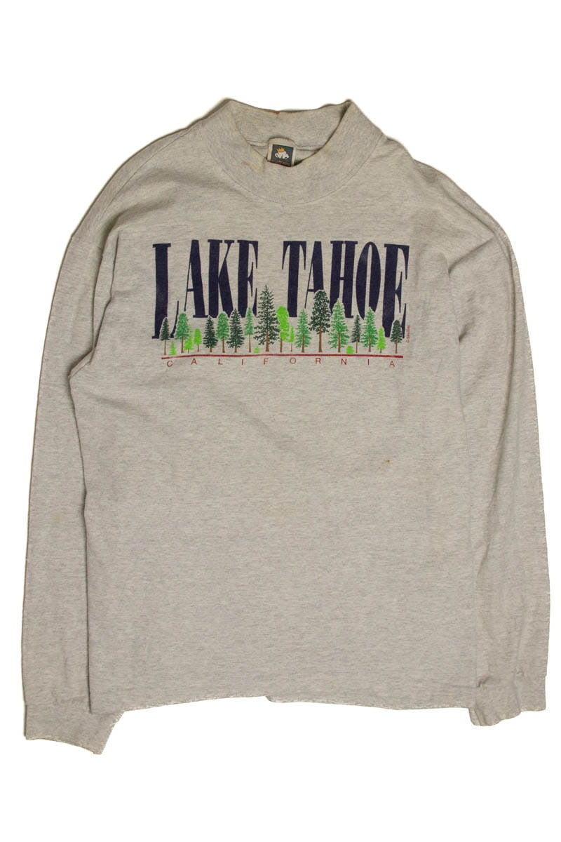 Lake Tahoe Mock Neck T-Shirt