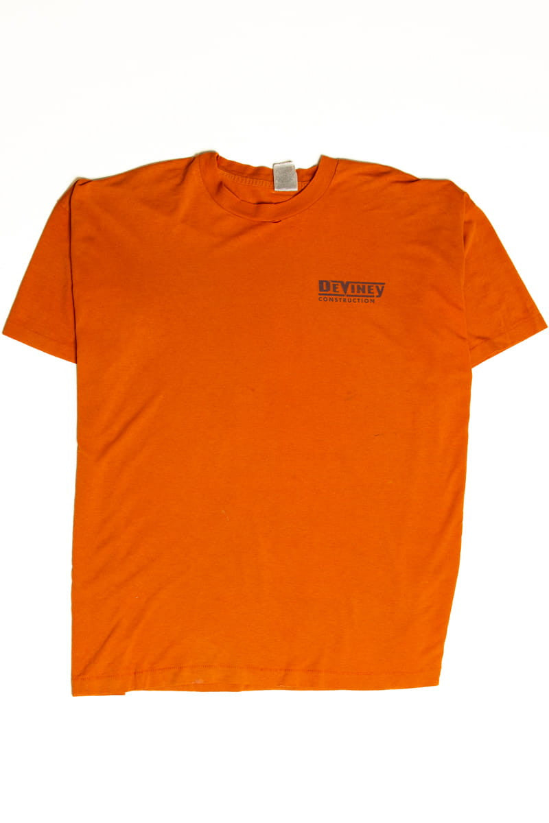 Orange Construction T-Shirt