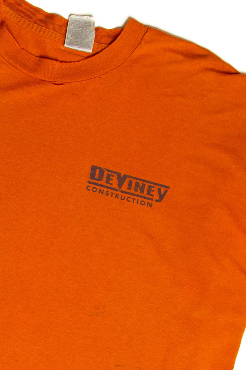 Orange Construction T-Shirt
