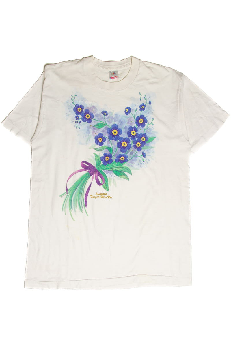 Alaska Forget Me Not Flower T-shirt