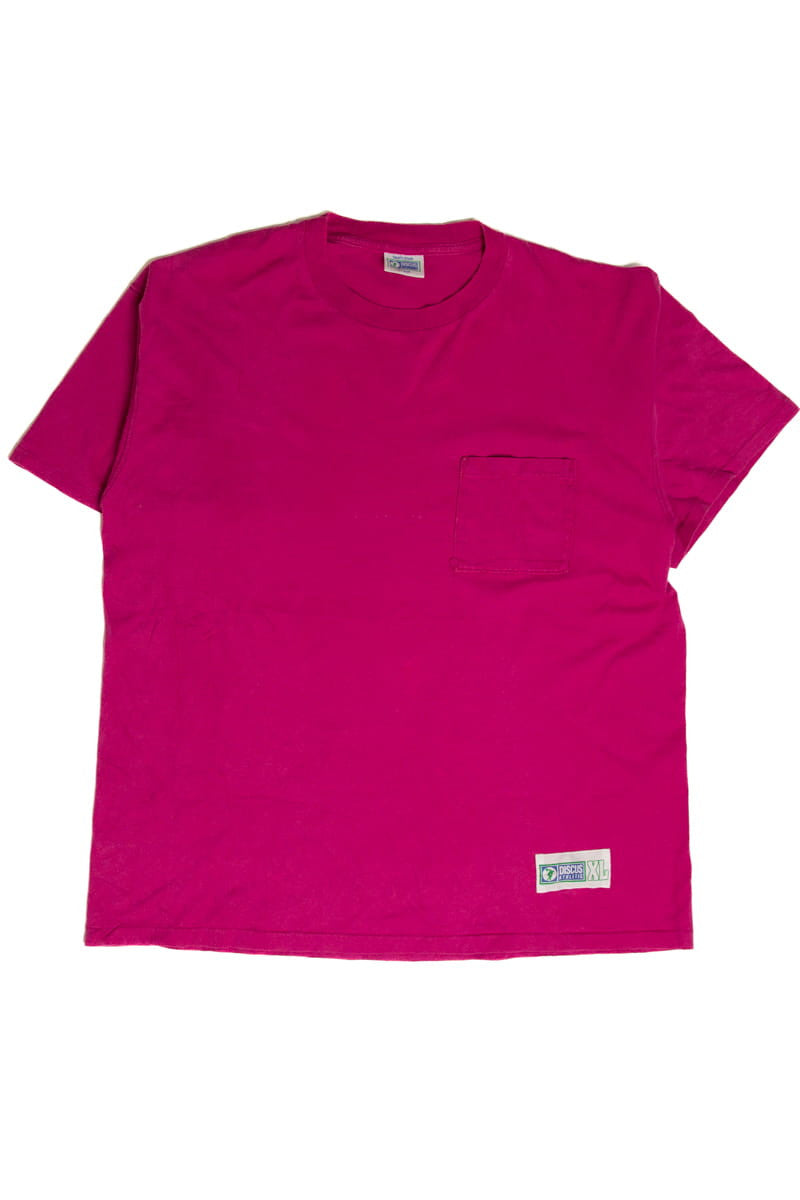 Dark Pink Pocket Shirt