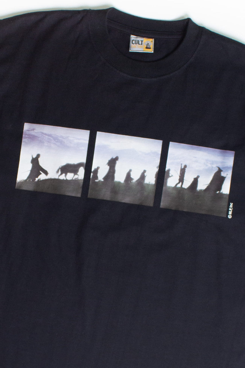 Vintage Fellowship of the Ring Triptych T-Shirt (2000s)