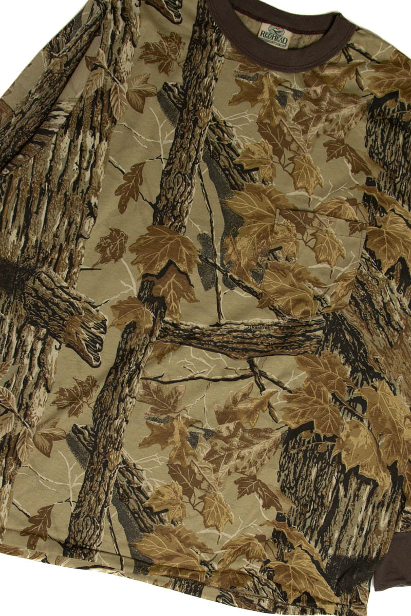 Brown Camo Long Sleeve T-Shirt