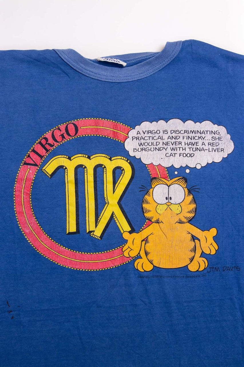 Vintage Virgo Garfield T-Shirt (1980s)