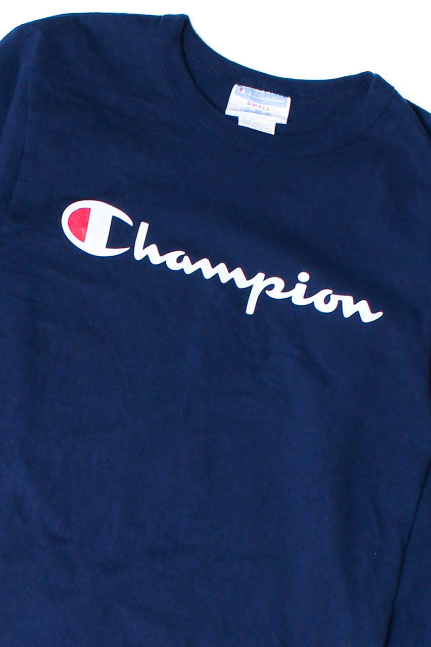 Blue Champion Long Sleeve T-Shirt