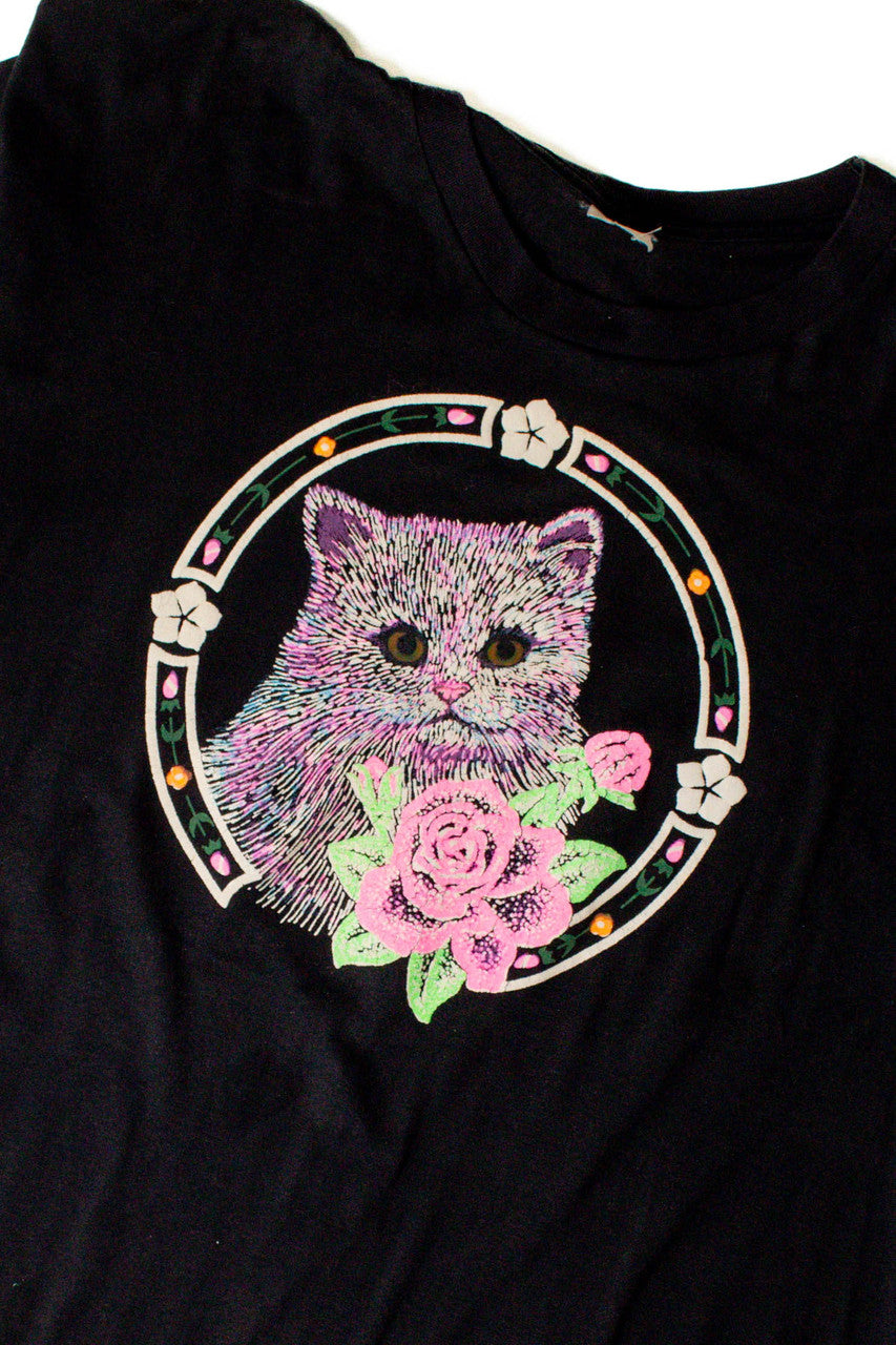 Neon Cat T-Shirt