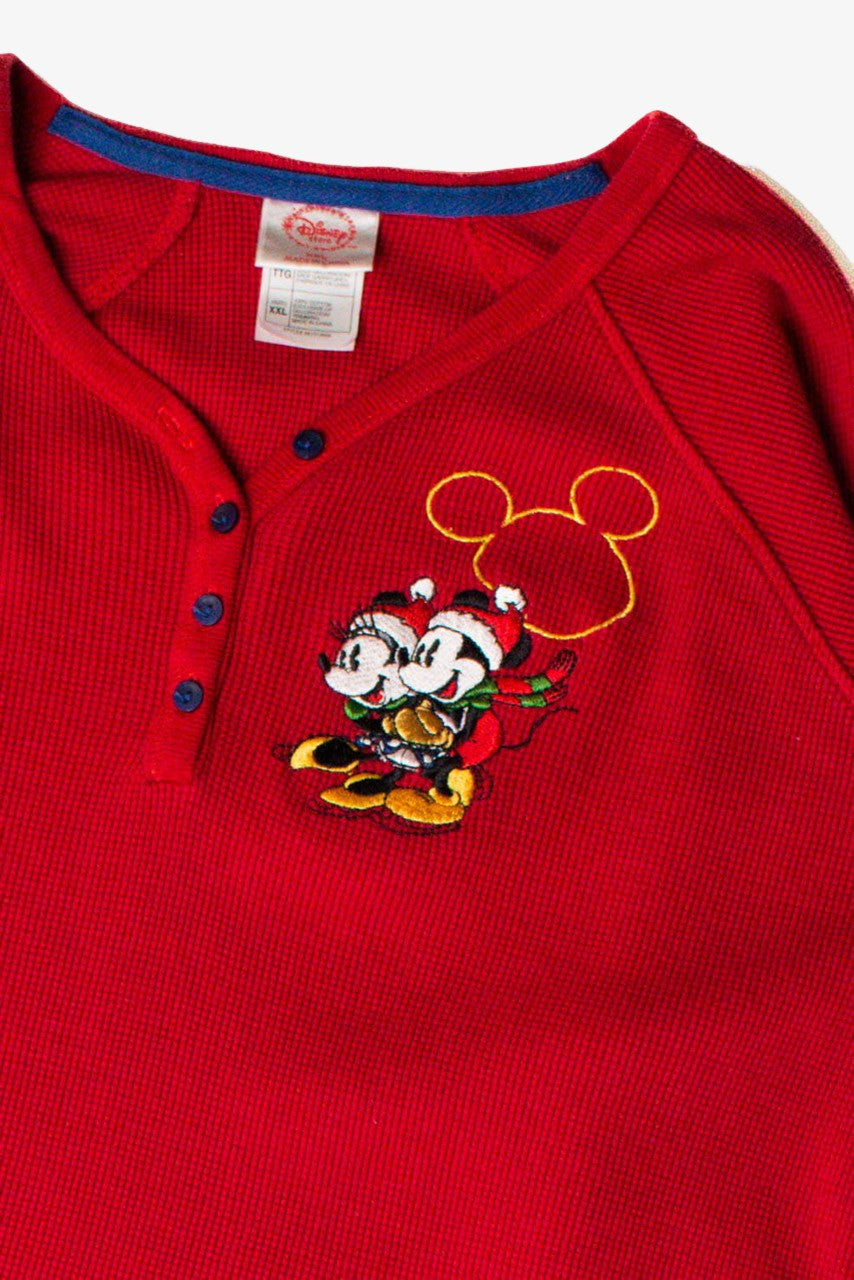 Mickey and Minnie Skating Long Sleeve T-Shirt