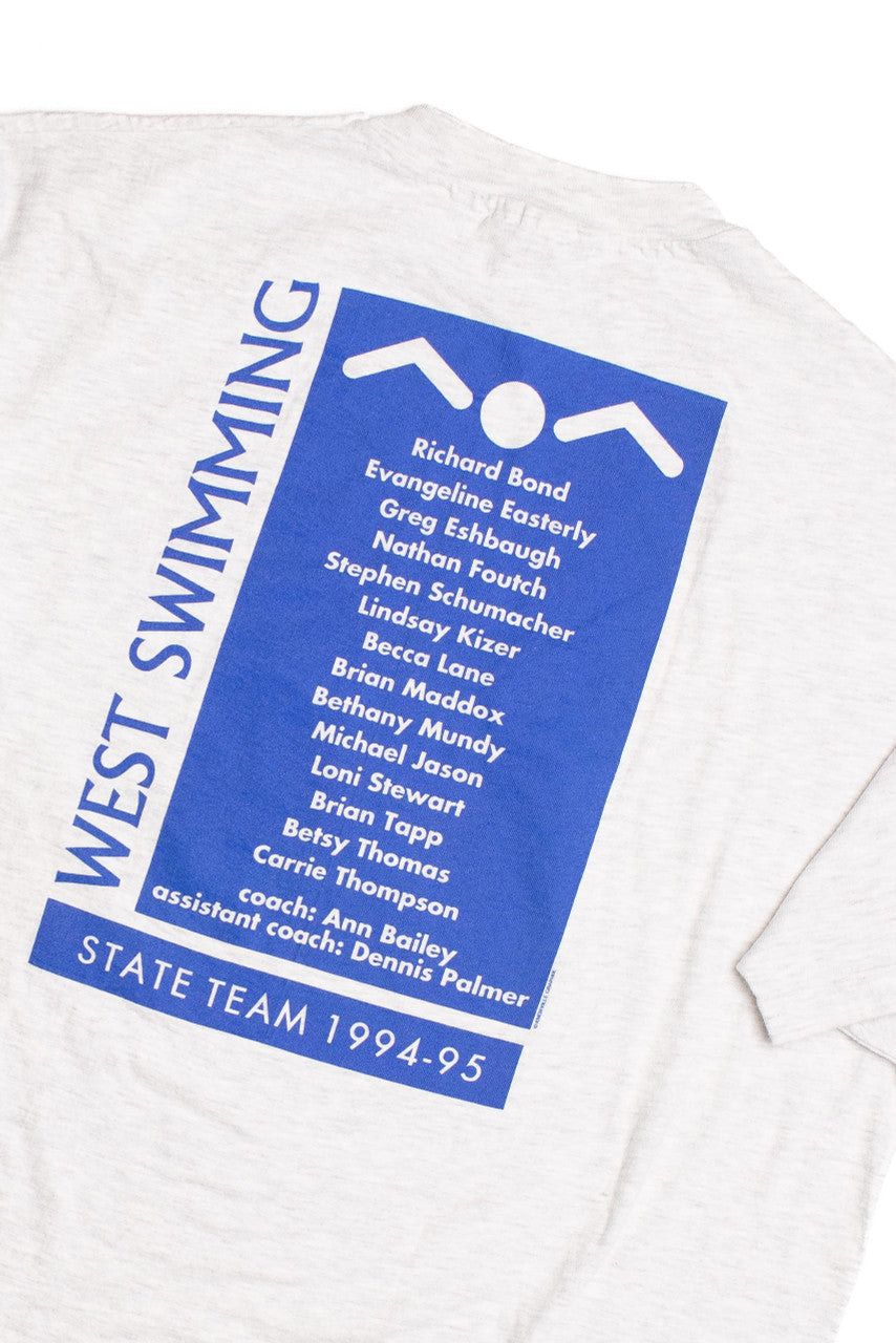 1994-95 West Swimming Team