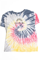 Kiss Me Bro Multicolor Tie Dye Screen Print T-Shirt 7