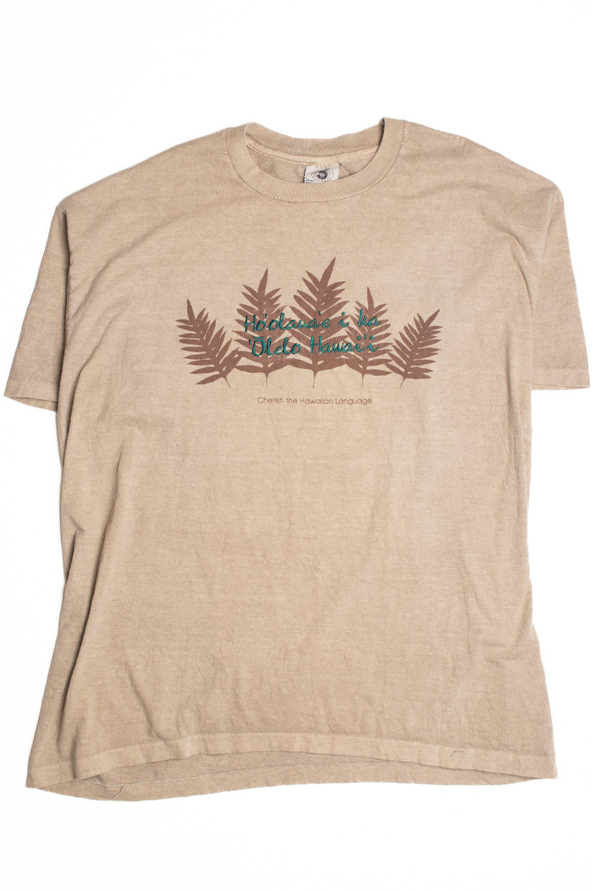 Cherish the Hawaiian Language T-Shirt