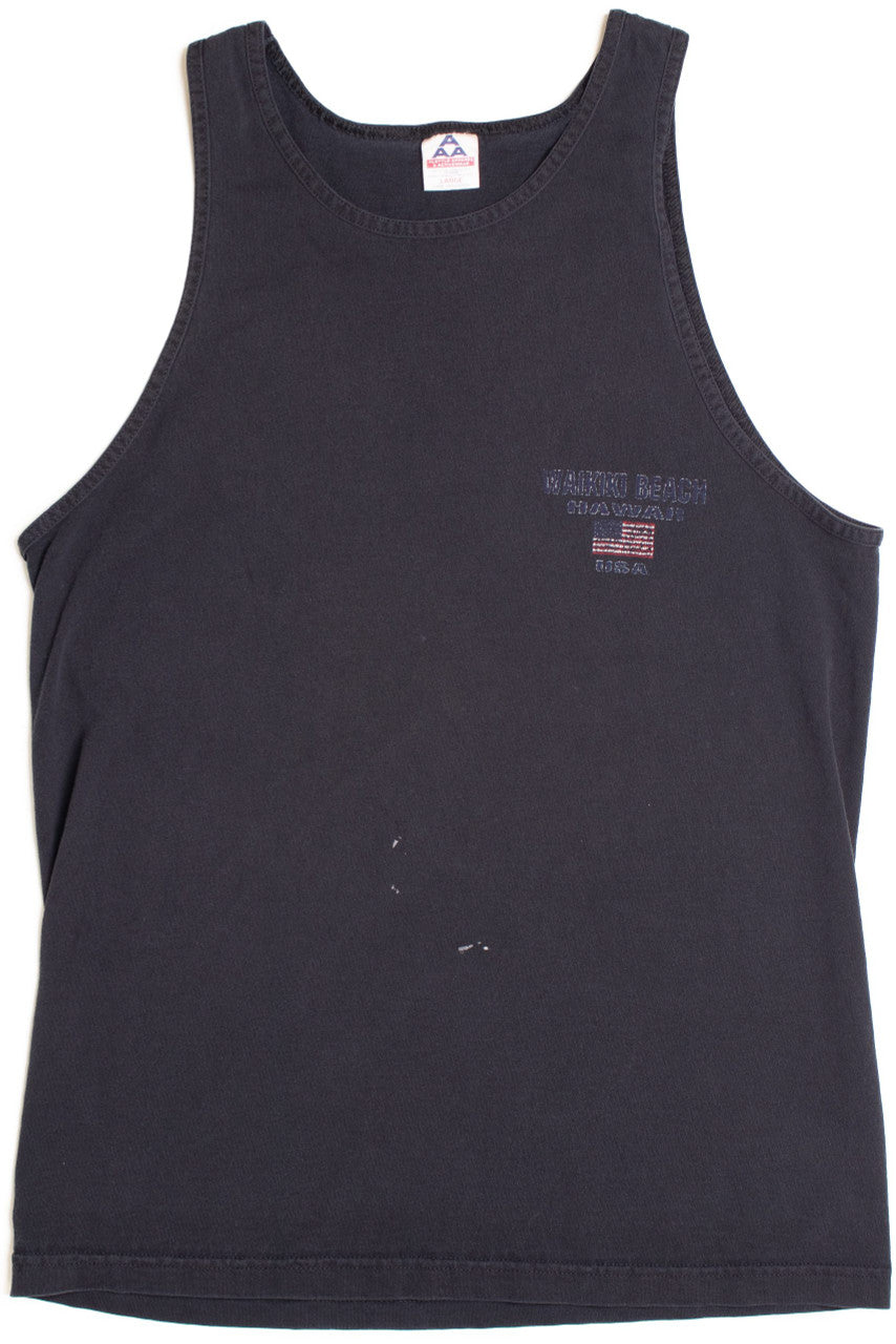 Waikiki Beach Motorcycle Woman T-Shirt