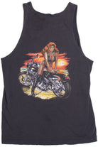 Waikiki Beach Motorcycle Woman T-Shirt